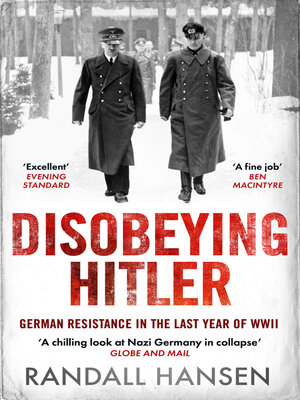 cover image of Disobeying Hitler